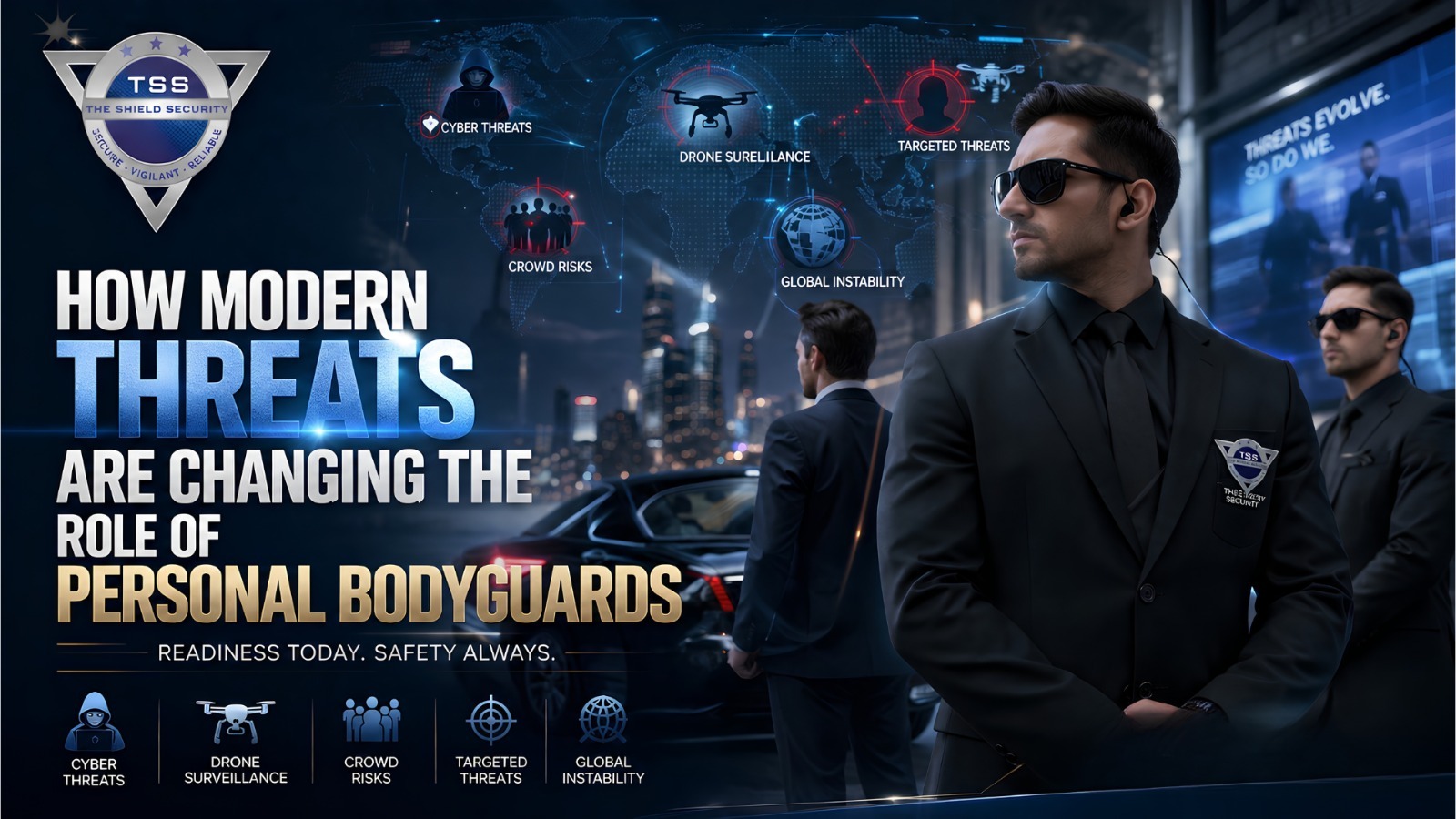 How Modern Threats Are Changing the Role of Personal Bodyguards