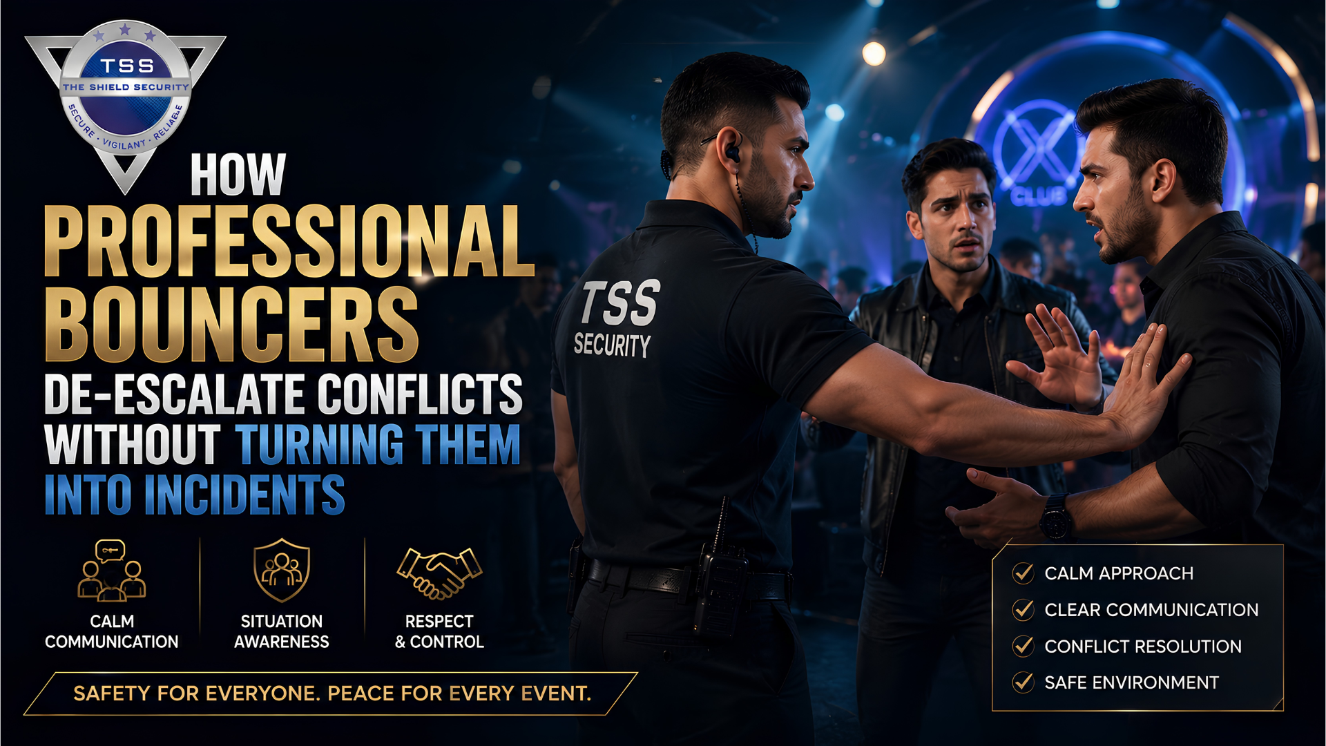 How Professional Bouncers De-Escalate Conflicts Without Turning Them Into Incidents
